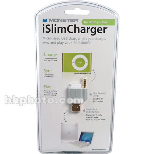 Monster Cable iSlimCharger USB Charger for the iPod shuffle