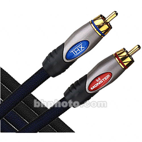 Monster Cable RCA Male to RCA Male (THX) Cable 8 ft 127057 B&H