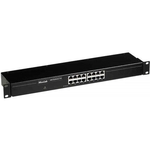 MuxLab 500304 CATV Distribution Hub (16 Ports 220-240V)