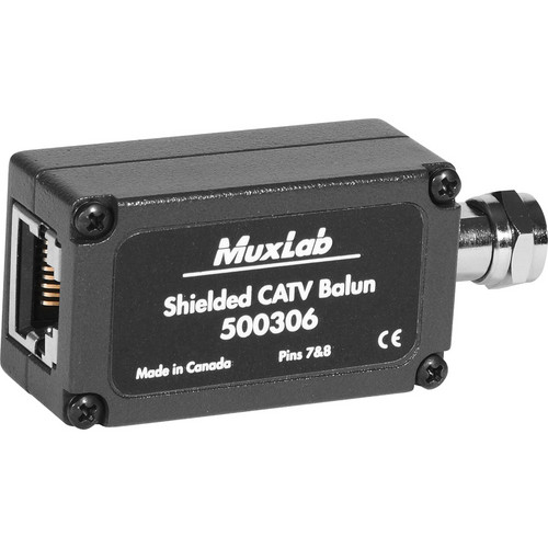 MuxLab Shielded CATV Balun 500306 B&H Photo Video