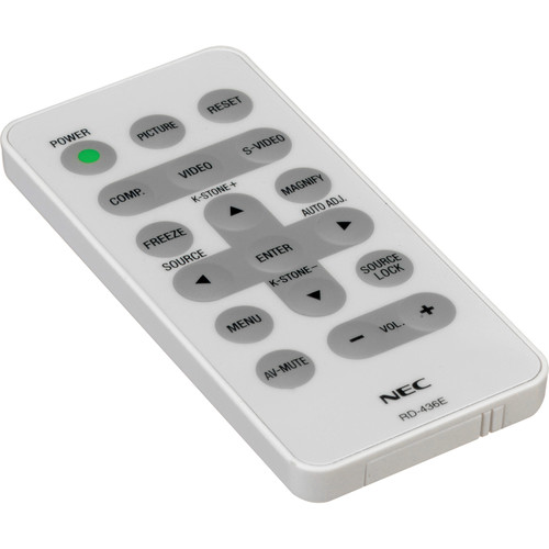 NEC Remote Control RMTPJ25 B&H Photo Video