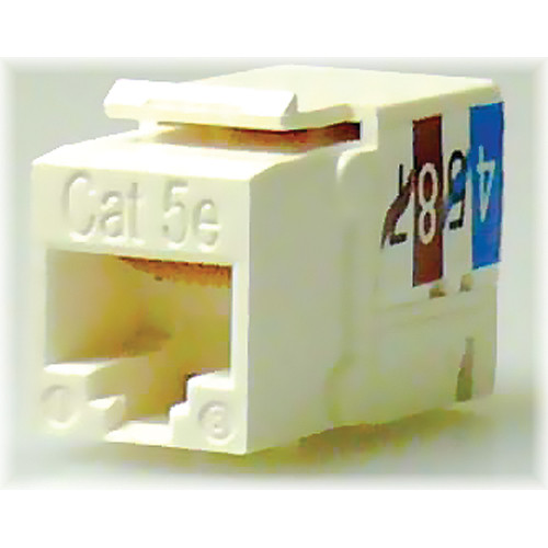 NTW CAT6 90 Slim 110 Professional Keystone Jack (White)