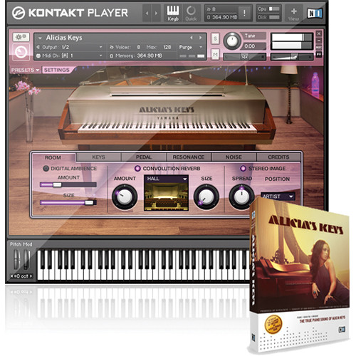 Native Instruments ALICIA'S KEYS Virtual Piano Software 20711
