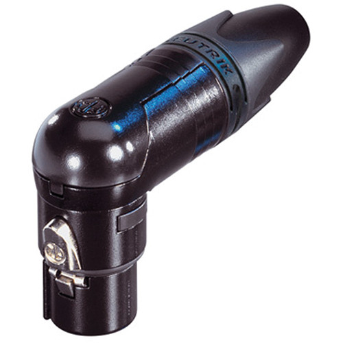 Neutrik NC3FRX-B Right-Angle XLR 3-Pin F