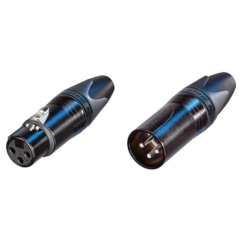 Neutrik XX Bag Series Male And Female XLR Connectors Kit (Black