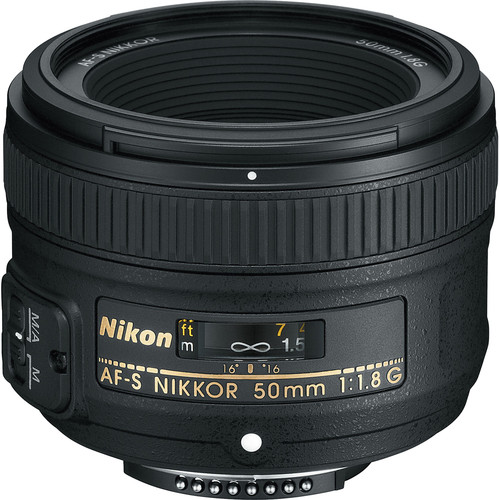 Nikon AF-S NIKKOR 50mm f/1.8G Lens (Refurbished)