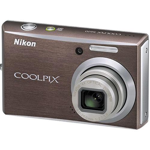 Nikon Coolpix S610 Digital Camera (Smoke Gray) 26123 B&H Photo