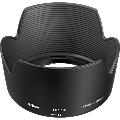 Nikon HB34 Lens Hood 4126 B&H Photo Video