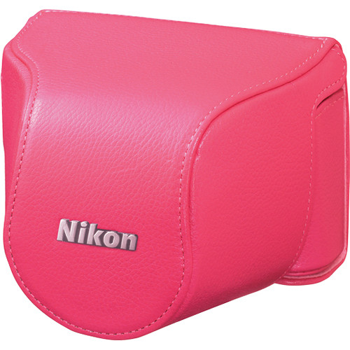 Nikon Leather Body Case Set for Nikon 1 J1 Camera 3639 B&H Photo
