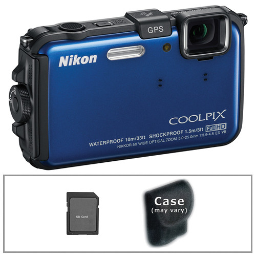 Nikon COOLPIX AW100 Waterproof Digital Camera with Basic B&H