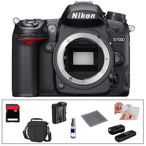 Nikon D7000 Digital SLR Camera Body with Basic Accessory Kit