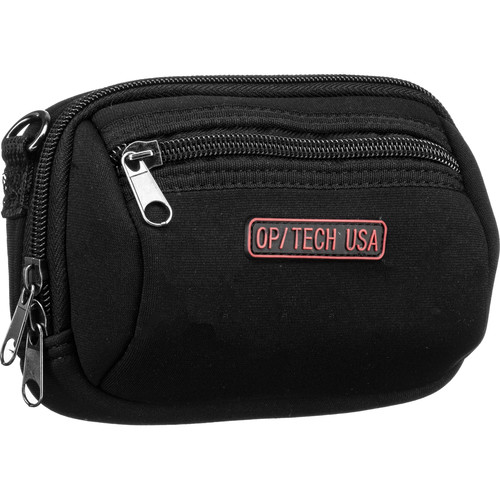 OP/TECH USA Zippeez Soft Pouch, Large (Black) 8401134 B&H Photo