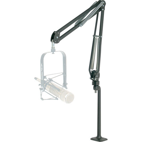 O.C. White ProBoom Deluxe Mic Arm with Riser (Carbon Black 29