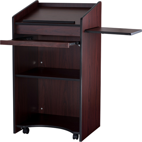 Oklahoma Sound Aristocrat Full-Floor Lectern #600 (Mahogany Laminate)