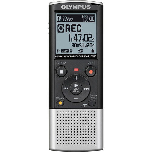 Olympus VN8100PC Digital Voice Recorder 142600 B&H Photo Video