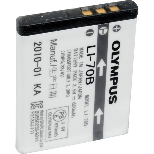 Olympus LI70B Rechargeable LithiumIon Battery (650mAh) 202415