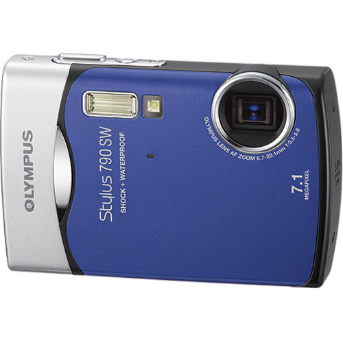 Olympus Stylus 790 SW Digital Camera (Blue) 226100 B&H Photo
