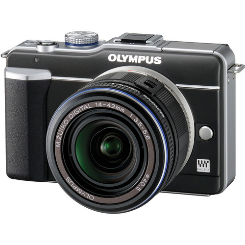 Olympus Pen E-pl1 Digital Camera (black) 262856 B&h Photo Video