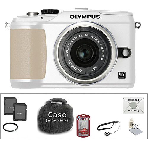 Olympus PEN EPL2 Digital Camera (White) w/1442mm II Lens