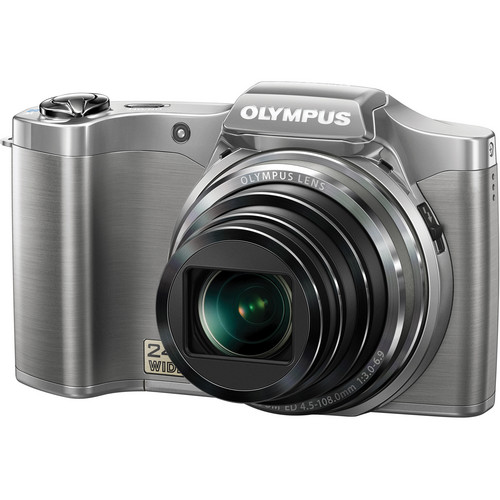 Olympus SZ-12 Digital Camera (Silver) V102081SU000 B&H Photo