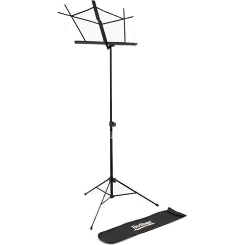 On-Stage SM7122BB Compact Sheet Music Stand (Black with Bag)