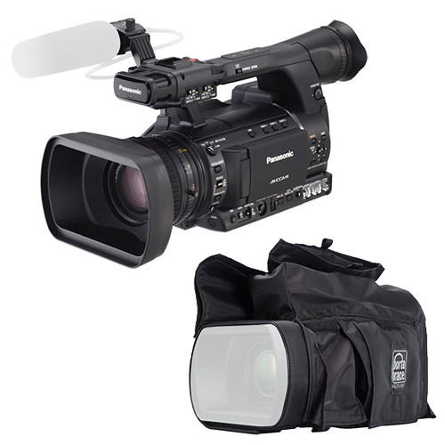 Panasonic AGAC160A AVCCAM Camcorder Kit with Porta Brace Rain