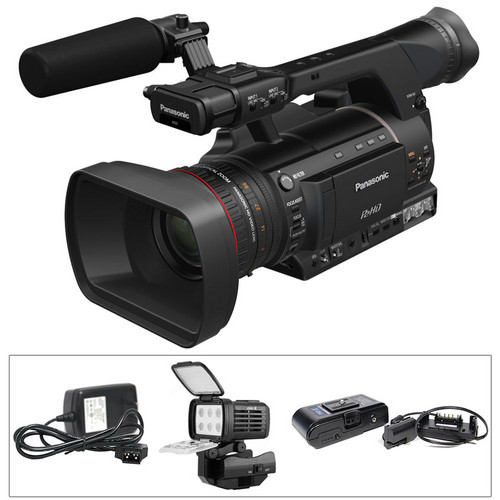 Panasonic AGHPX250 P2 HD Handheld Camcorder with Power and B&H