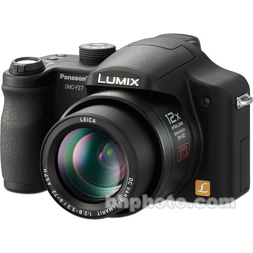 Panasonic Lumix DMCFZ7 Digital Camera (Black) DMCFZ7K B&H Photo