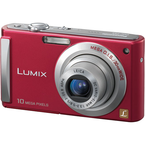 Panasonic Lumix DMC-FS5 Digital Camera (Red) DMC-FS5R B&H Photo