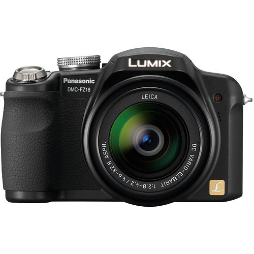 Panasonic Lumix DMC-FZ18 Digital Camera (Black) DMC-FZ18K B&H