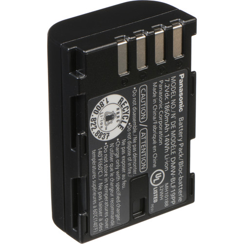 Panasonic DMW-BLF19 Rechargeable Lithium-Ion Battery Pack (7.2V 1860mAh)