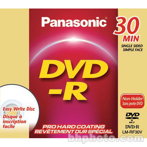 Panasonic 1.4GB DVDR Disc for DVD Camcorders LMRF30V B&H Photo
