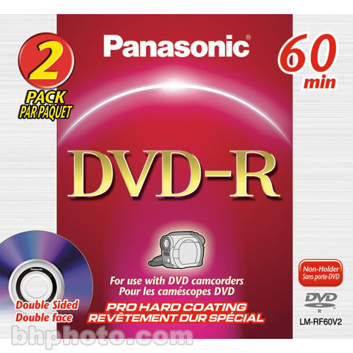 Panasonic 2.8GB DVDR Disc for DVD Camcorders LMRF60V B&H Photo