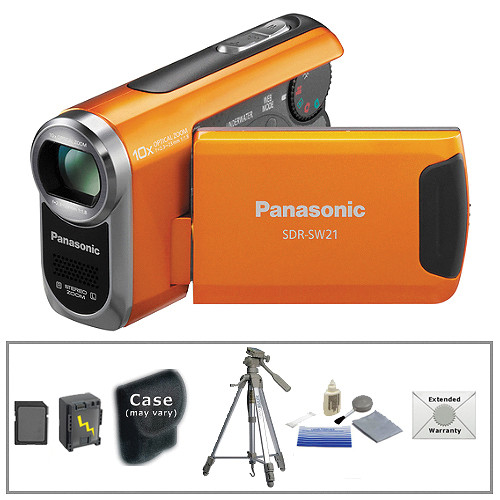 Panasonic SDRSW21 Waterproof SD Card Camcorder Advanced Kit