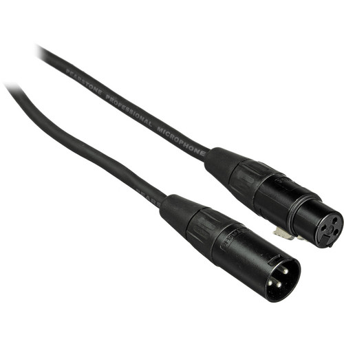 Pearstone PM Series XLR Male to XLR Female Professional Microphone Cable (25' Black)