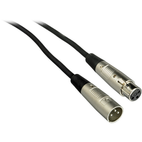 Pearstone SM Series XLR Male to XLR Female Microphone Cable (30' Black)