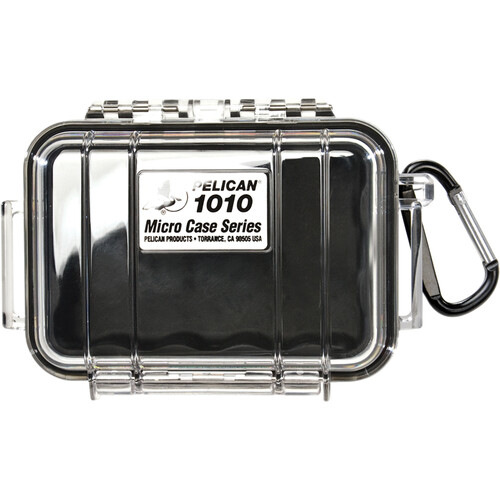 Pelican 1010 Micro Case (Clear with Blac