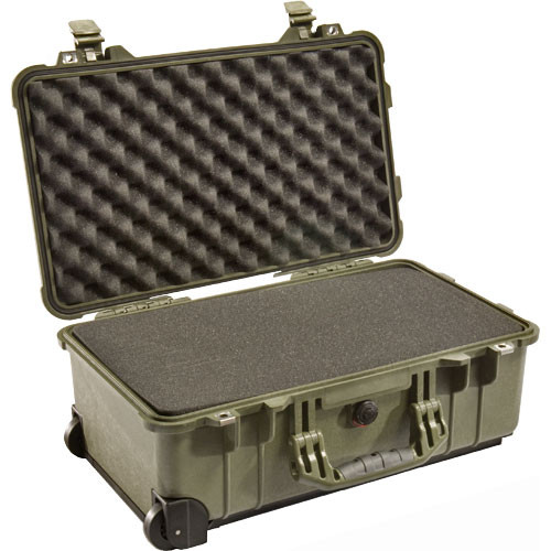 Pelican 1510 CarryOn Case with Foam Set (Olive Drab)