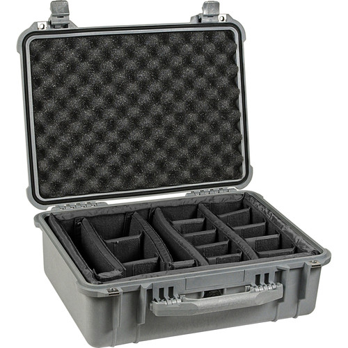 Pelican 1554 Waterproof 1550 Case with Black Divider