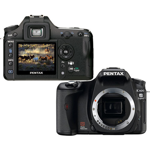 Pentax K100D Super Digital Camera (Camera Body) 19156 B&H Photo