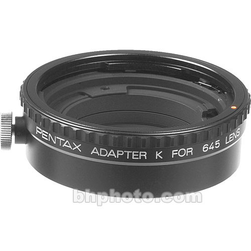 Pentax 645 Lens to Pentax 35mm KMount Body Adapter 38455 B&H