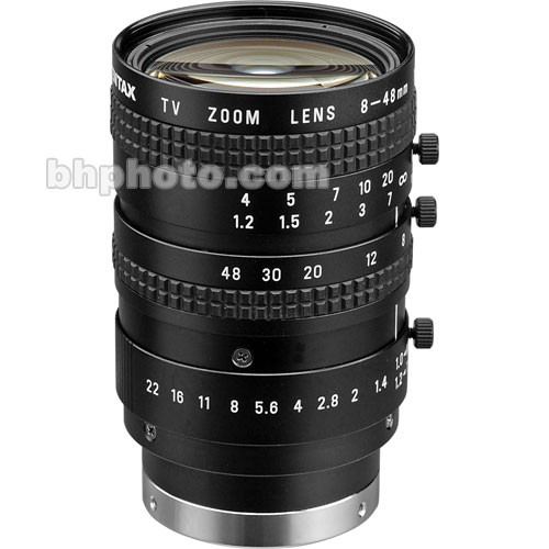 Pentax 1/2" C Mount 848mm f/1.0 Manual Zoom Lens C60812 B&H