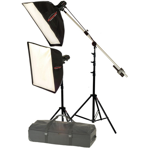 Photogenic StudioMax III Softbox Portrait Kit (120V) 956227 B&H