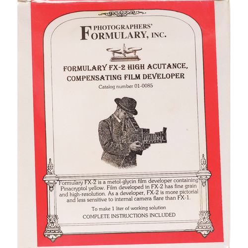 Photographers' Formulary FX-2 High Acutance Film Developer - Makes 2.5 Gallons