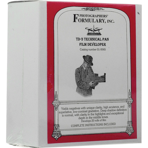 Photographers' Formulary TD-3 Developer for Black & White Tech Pan Film (Liquid)