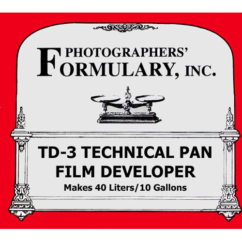 Photographers' Formulary TD-3 Developer for Black & White Tech Pan Film (Liquid)