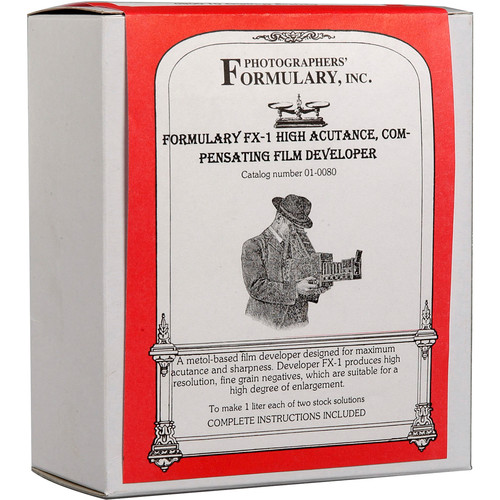 Photographers' Formulary FX-1 Developer for Black & White Film - Makes 2.5 Gallons
