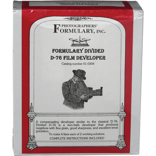 Photographers' Formulary Divided D-76 Developer for Black & White Film