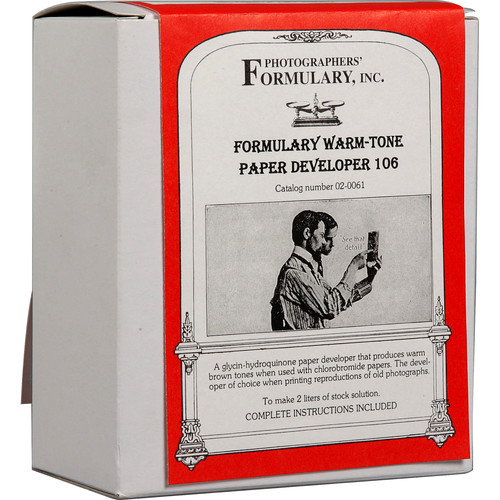 Photographers' Formulary 106 Developer for Black & White Paper