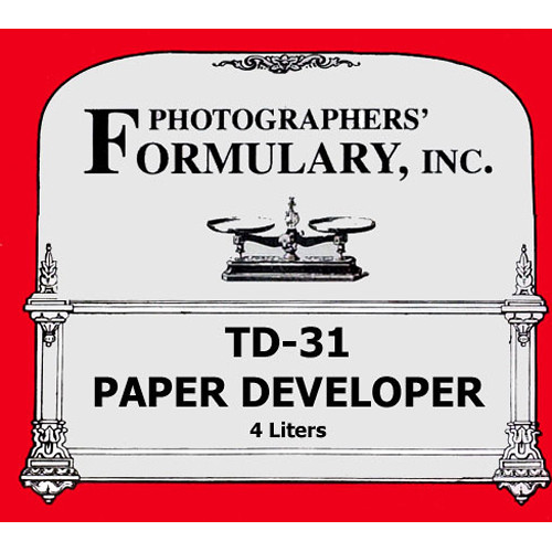 Photographers' Formulary TD-31 Developer for Black & White Paper